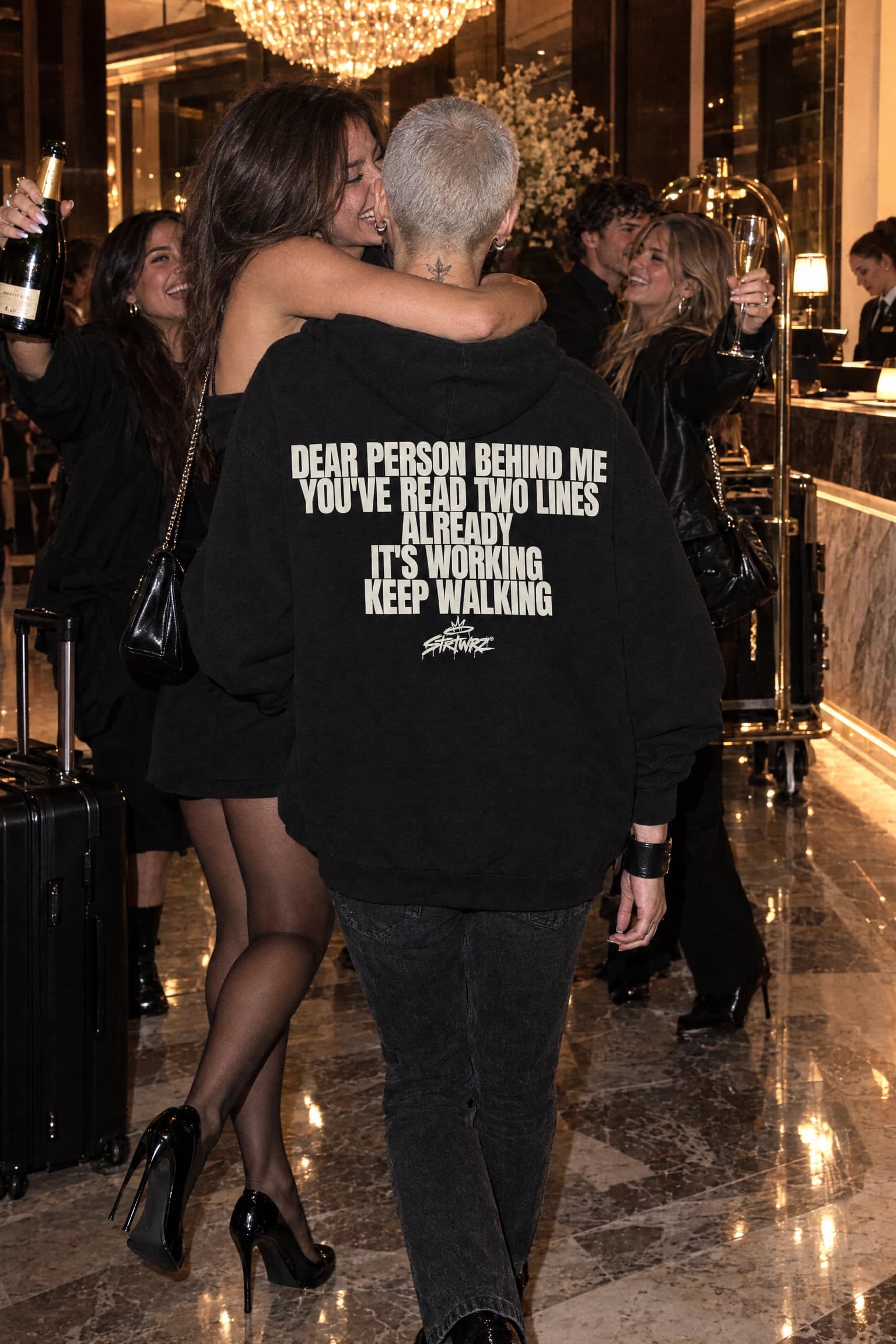 Keep Walking, side view