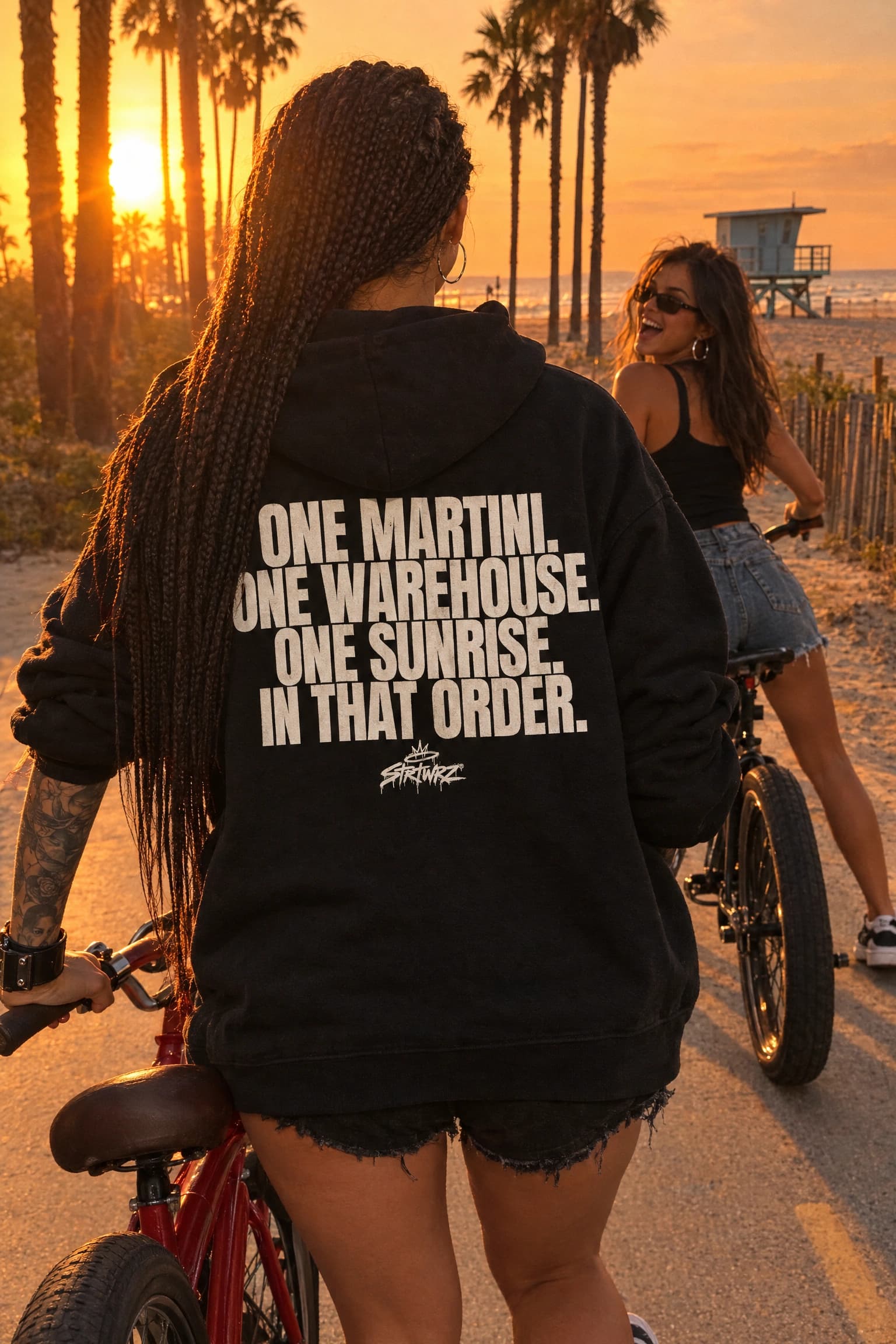 In That Order in Black, back print