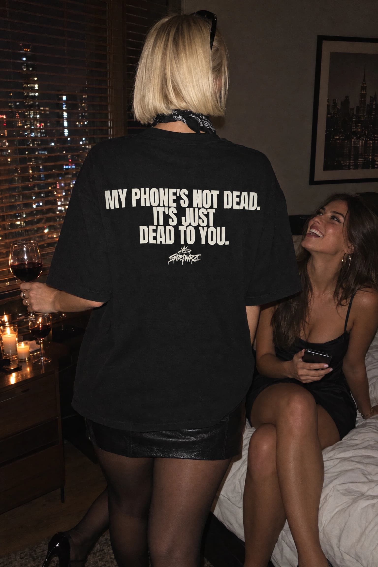Dead To You in Black, back print
