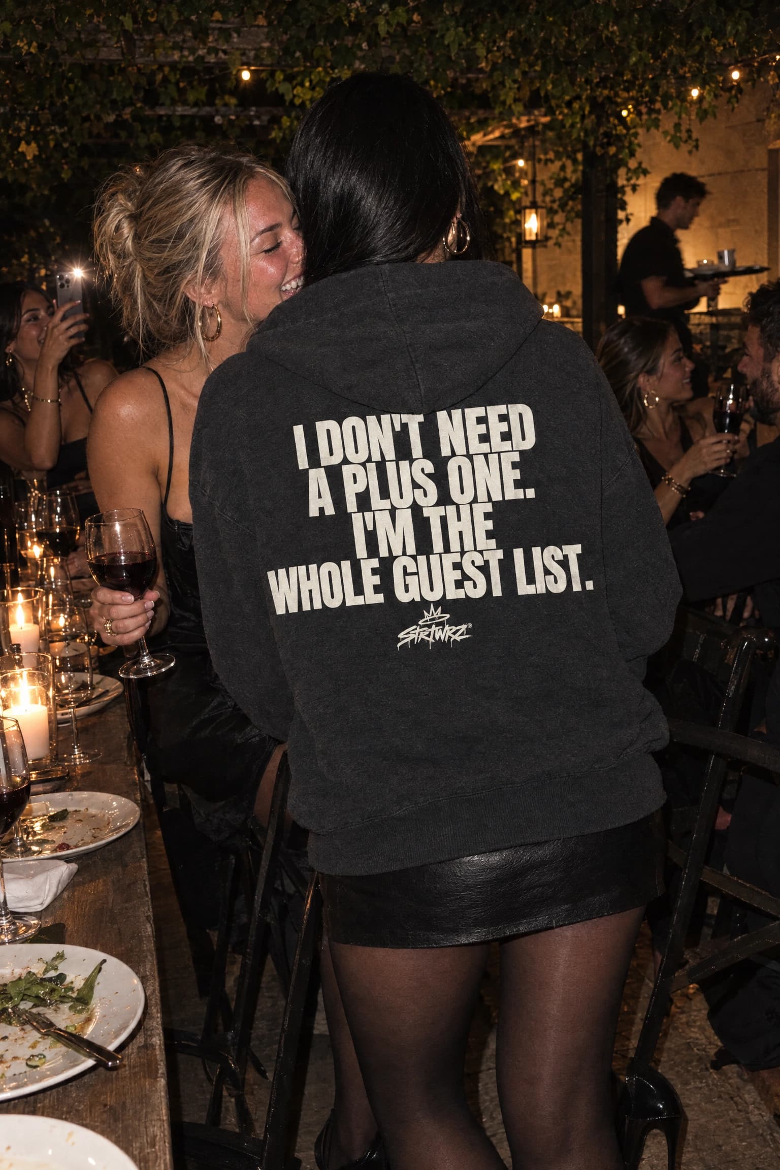 The Whole Guest List, side view