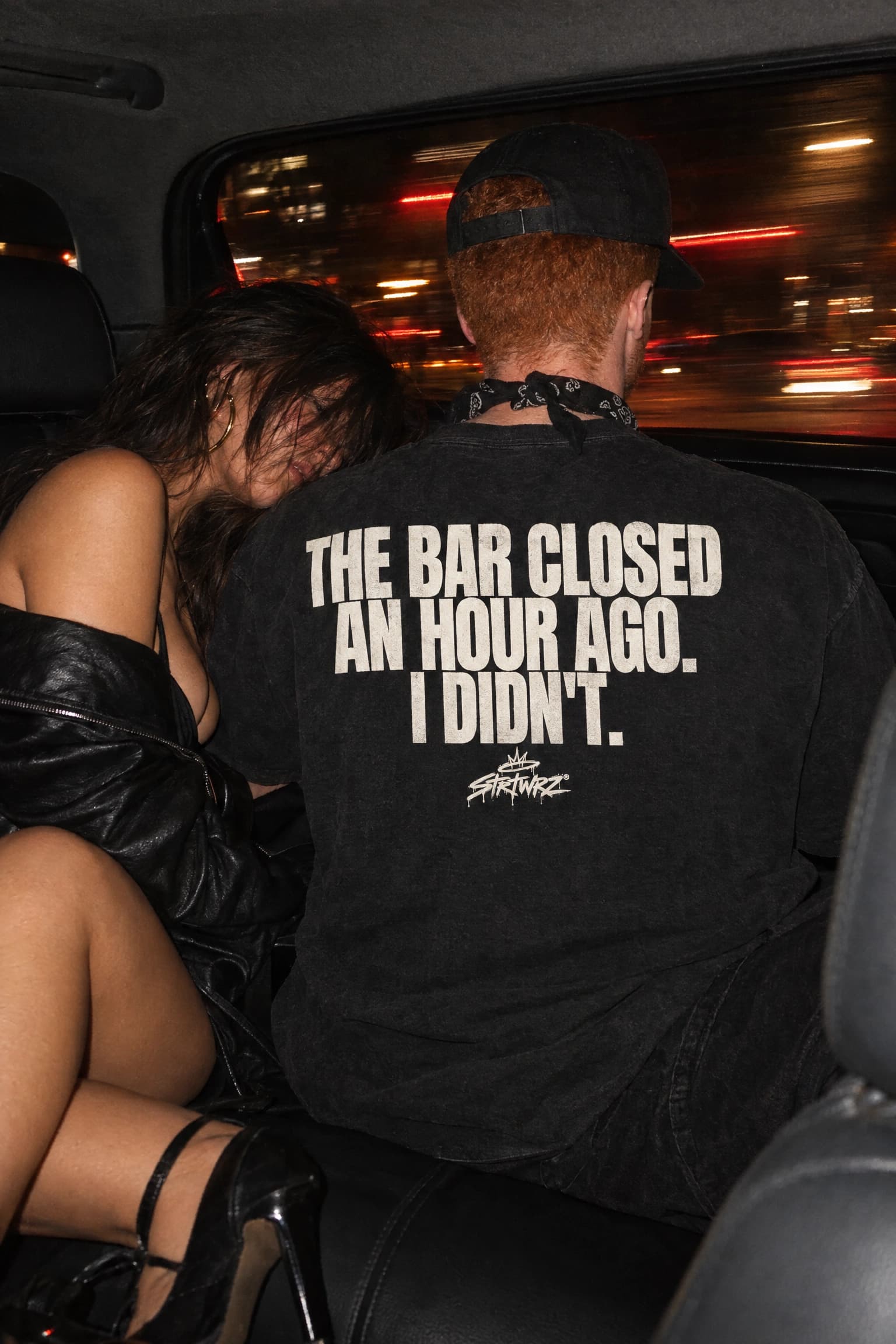 The Bar Closed. I Didn't. in Black, back print
