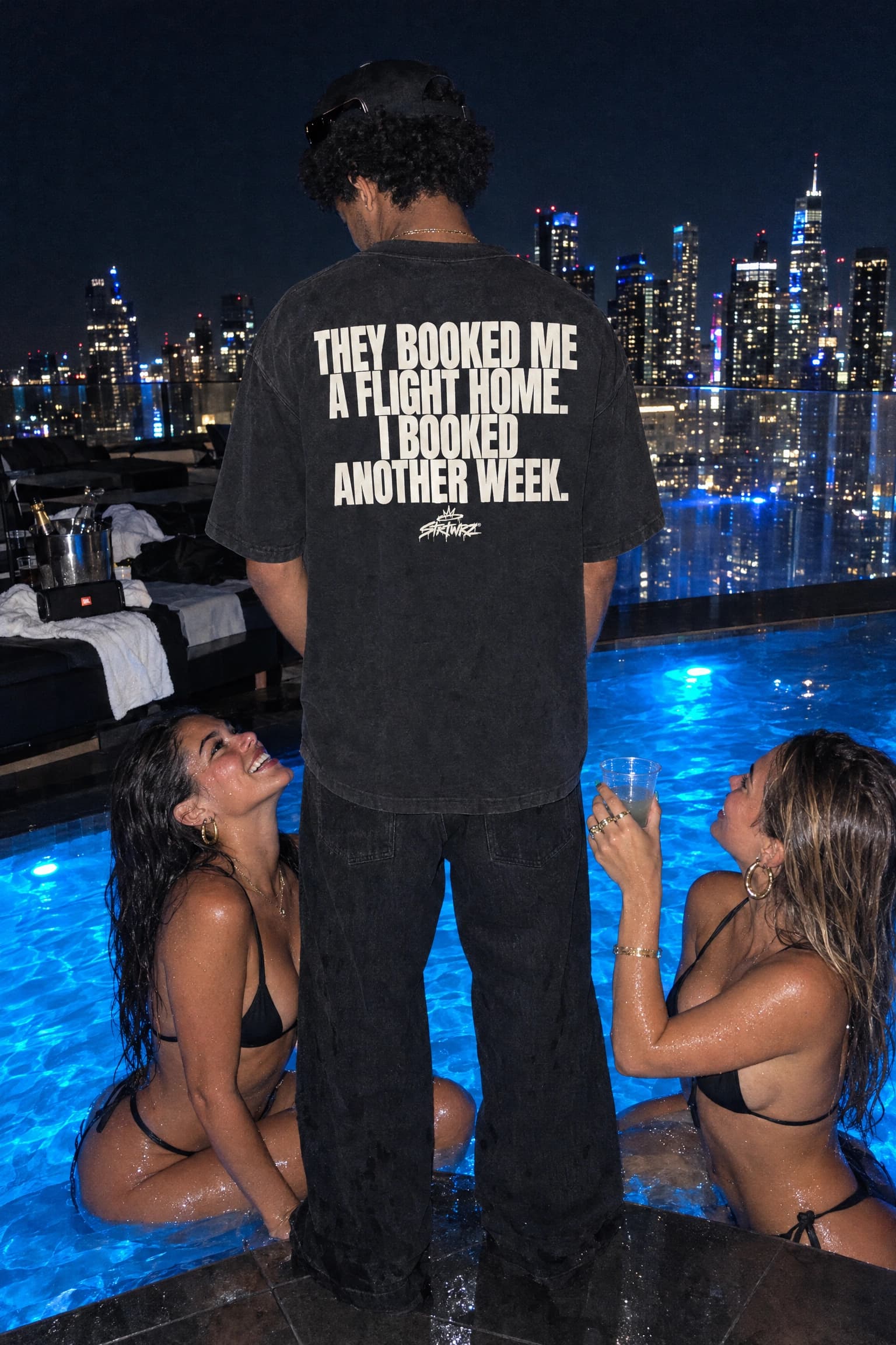 Booked Another Week in Black, back print